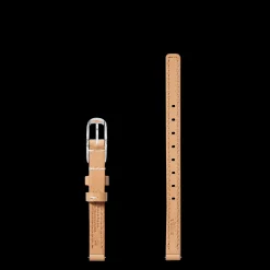 8mm Natural Leather Watch Strap