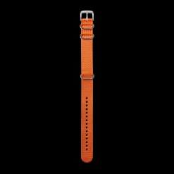 22mm Orange G10 Nylon Watch Strap