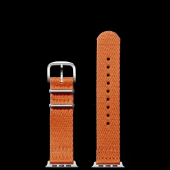 20mm Orange Split Nylon Apple Watch Strap