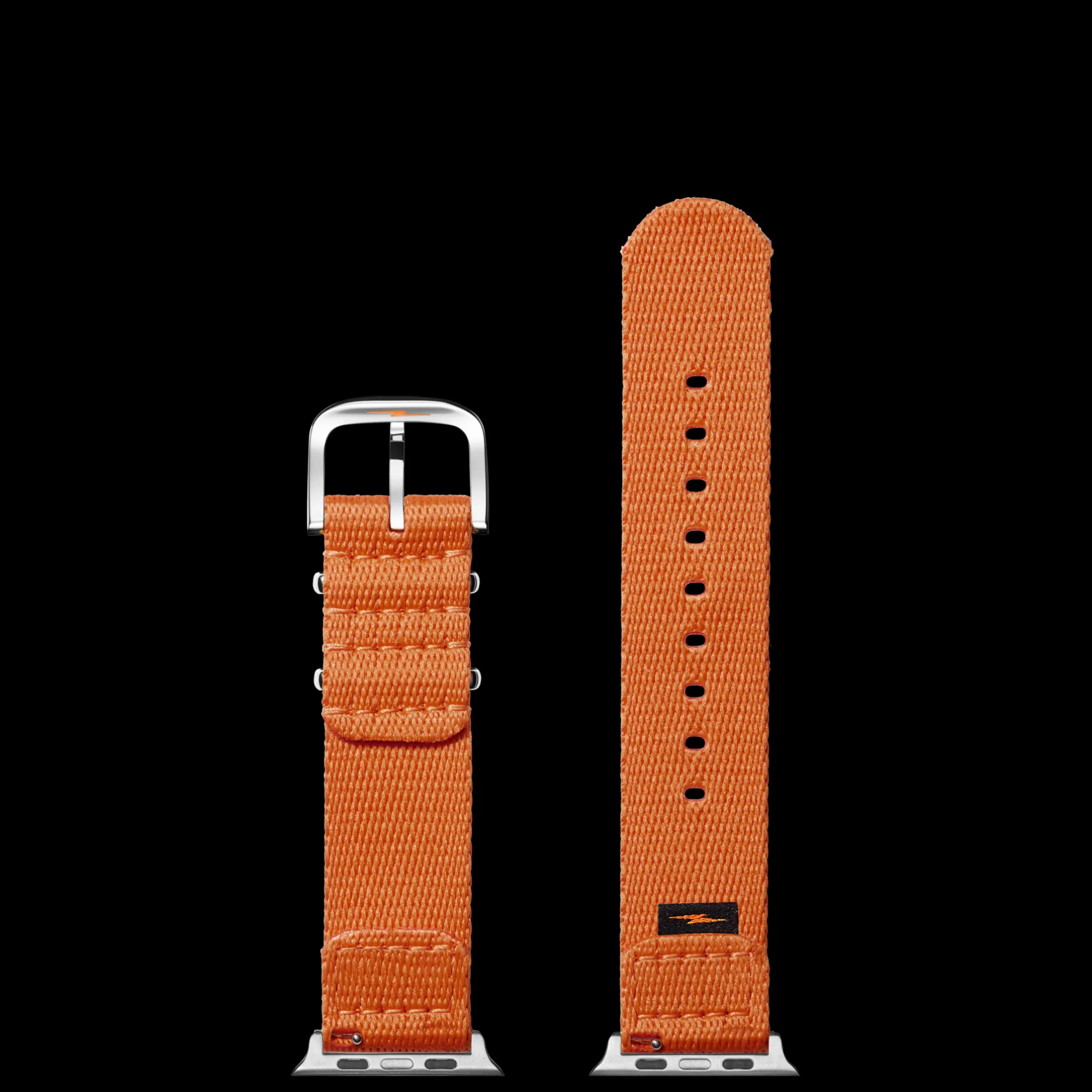 20mm Orange Split Nylon Apple Watch Strap
