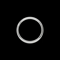 4mm Round White Gold Band