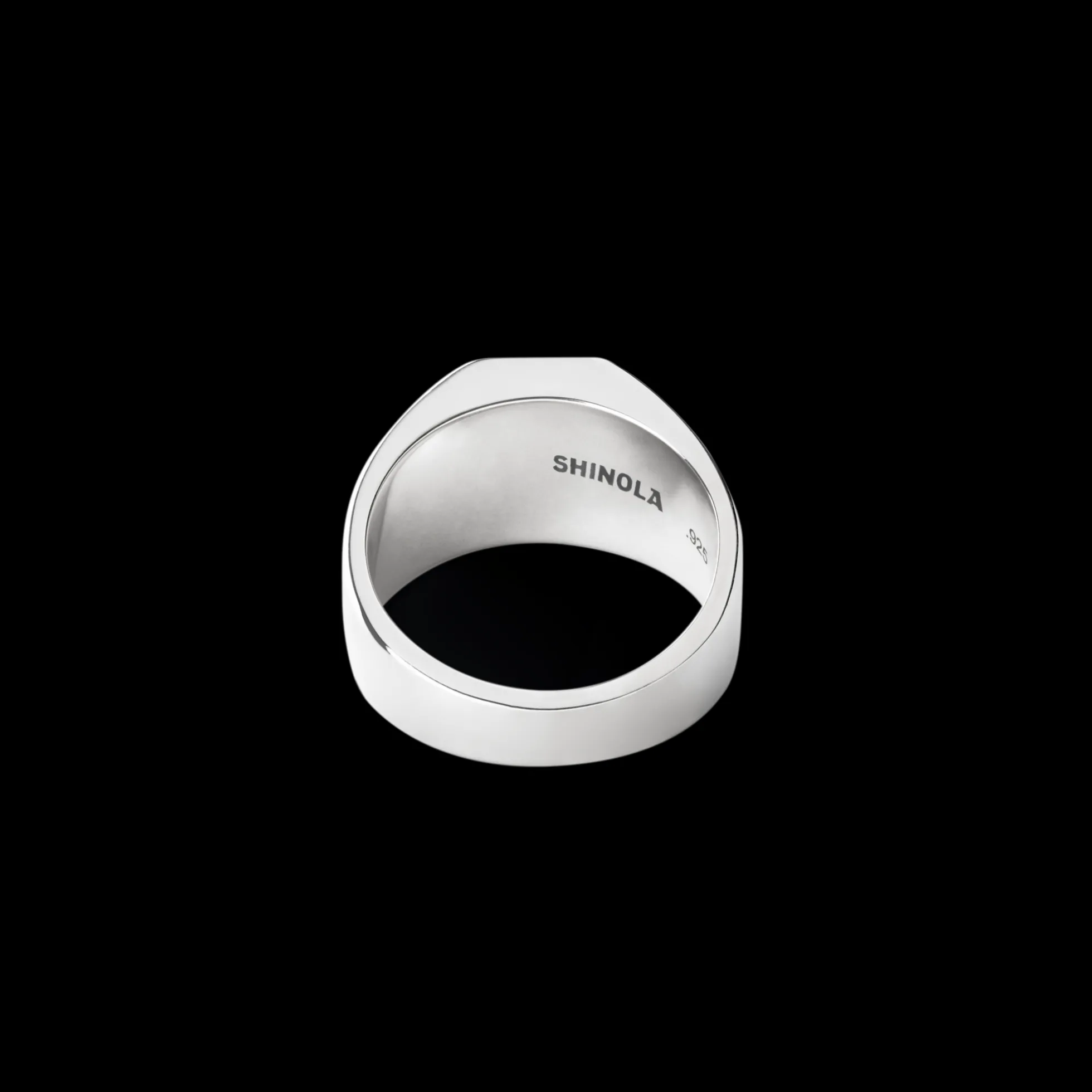 Octagonal Lapis Signet Ring