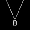 Onyx Tag Necklace