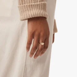 Petite Round Signet Ring