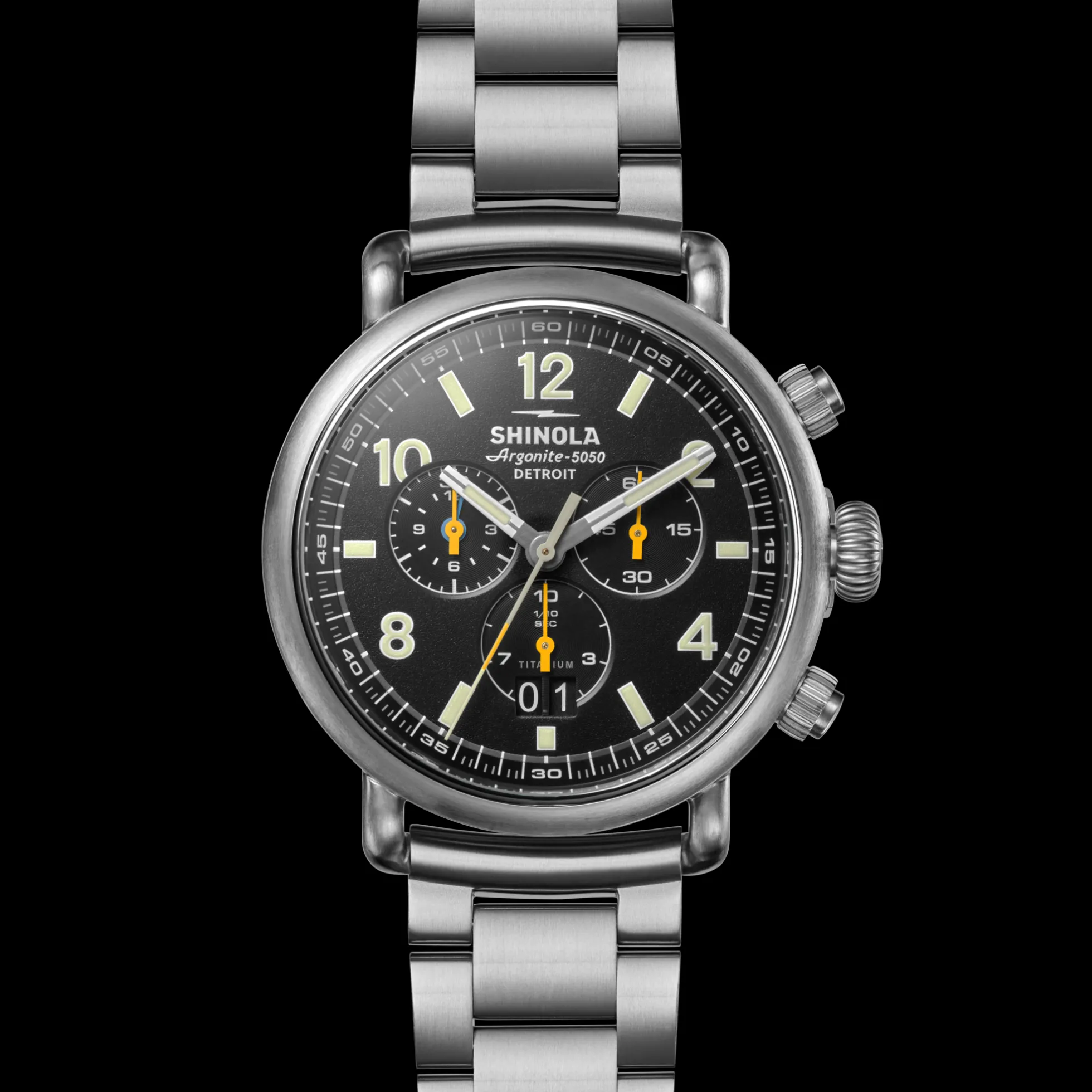 Runwell Chronograph West Wind Watch Gift Set with Additional Strap