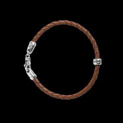 Single Wrap Woven Leather Bracelet
