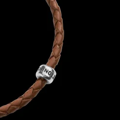 Single Wrap Woven Leather Bracelet